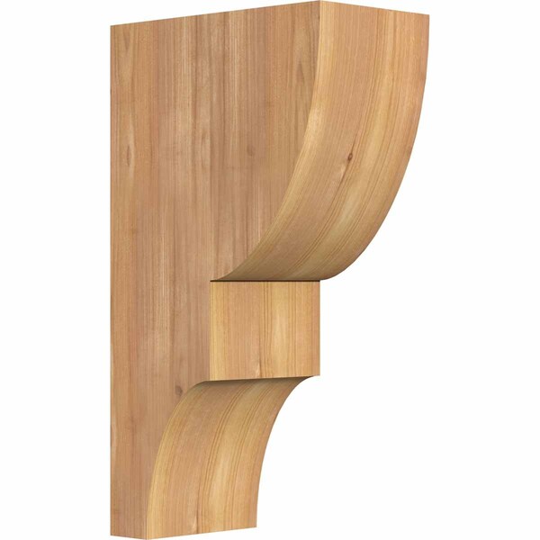 Ekena Millwork Ridgewood Smooth Corbel, Western Red Cedar, 5 1/2"W x 10"D x 18"H COR06X10X18RID00SWR - main